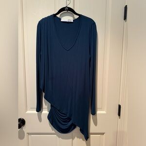 Lola & Sophie long sleeved blue tunic shirt